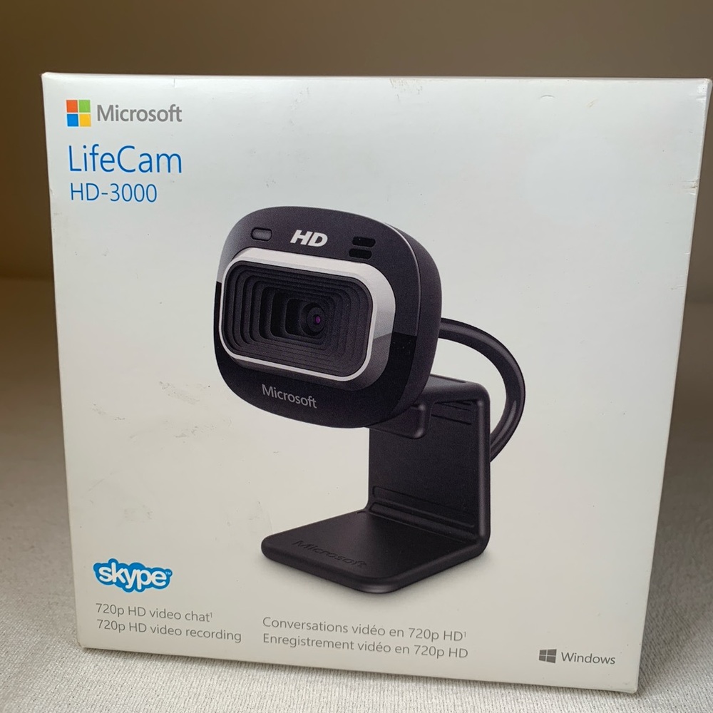 Microsoft LifeCam HD-3000 Webcam - Black